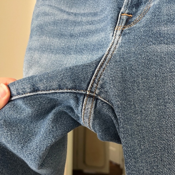 FRAME Le Nouveau Distressed Straight Jean | Size 28 | Blue (Sackett) - Picture 9 of 12